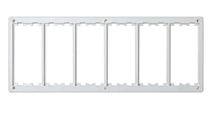 Connect Рамка на 6 S-модулей к монтажной коробке SM660, Сима Класик, белый | код SM602-9 | Simon